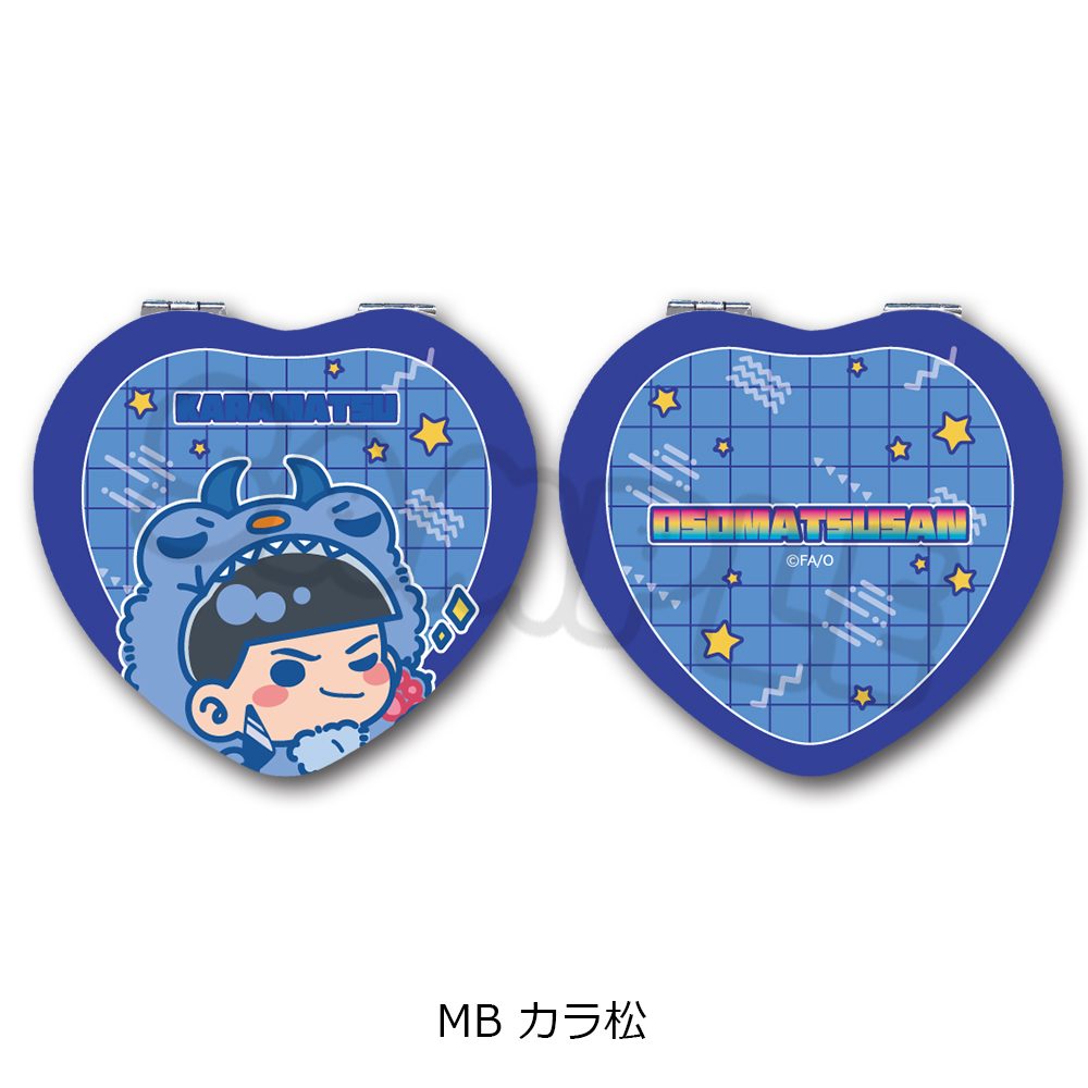 おそ松さん 第2弾 コンパクトミラー(ハート) MB カラ松 ("Osomatsu-san" Vol. 2 Compact Mirror (Heart) MB Karamatsu)