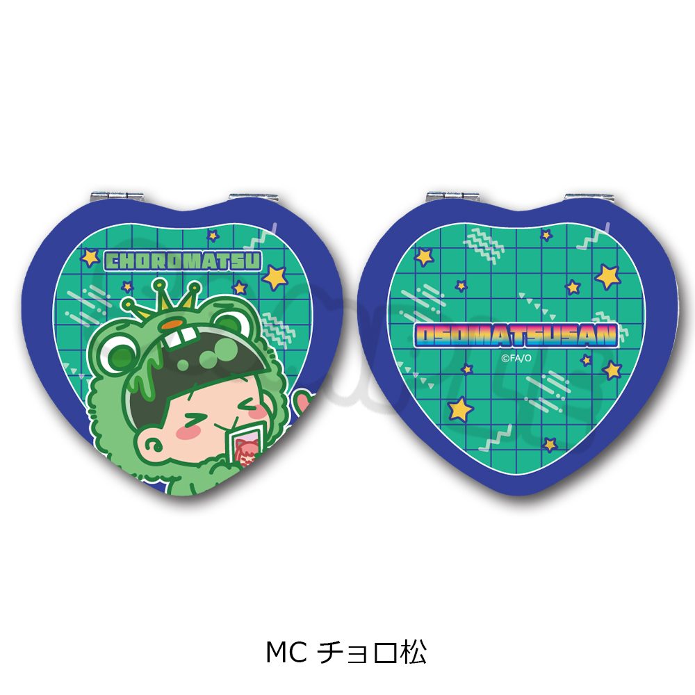 おそ松さん 第2弾 コンパクトミラー(ハート) MC チョロ松 ("Osomatsu-san" Vol. 2 Compact Mirror (Heart) MC Choromatsu)