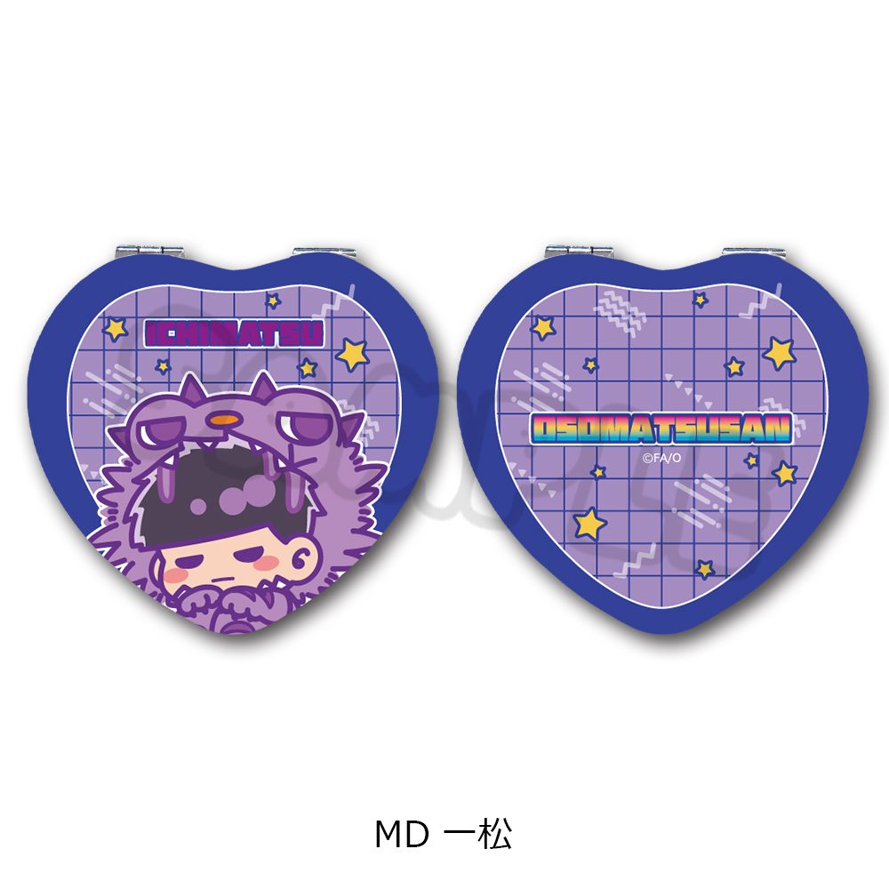 おそ松さん 第2弾 コンパクトミラー(ハート) MD 一松 ("Osomatsu-san" Vol. 2 Compact Mirror (Heart) MD Ichimatsu)