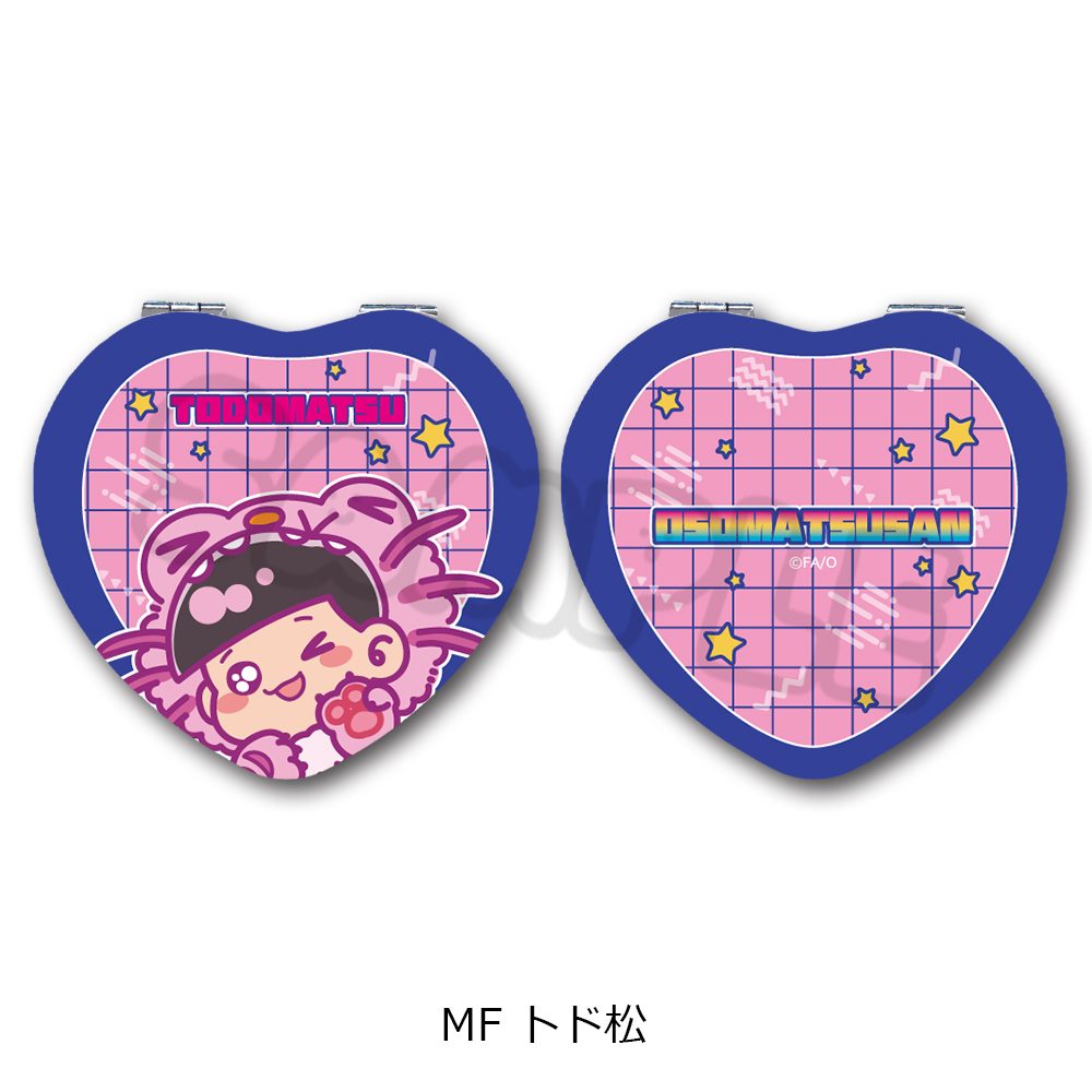 おそ松さん 第2弾 コンパクトミラー(ハート) MF トド松 ("Osomatsu-san" Vol. 2 Compact Mirror (Heart) MF Todomatsu)