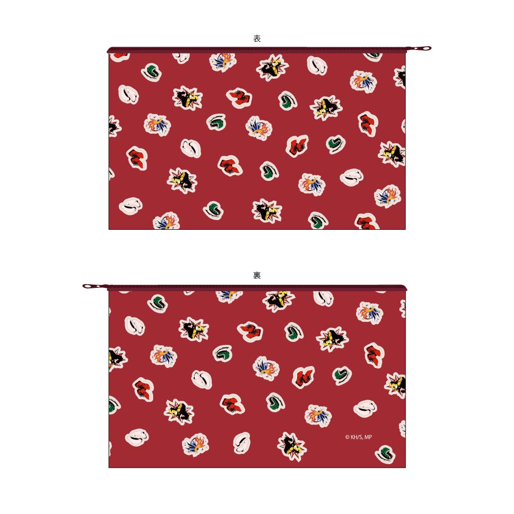 僕のヒーローアカデミア フラットポーチ アメリカンレトロVer. ("My Hero Academia" Flat Pouch American Retro Ver.)
