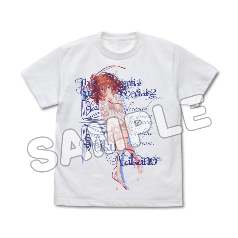 五等分の花嫁* フルカラーTシャツ ネグリジェ 三玖 ("The Quintessential Quintuplets Specials 2" Full Color T-shirt Negligee Miku)