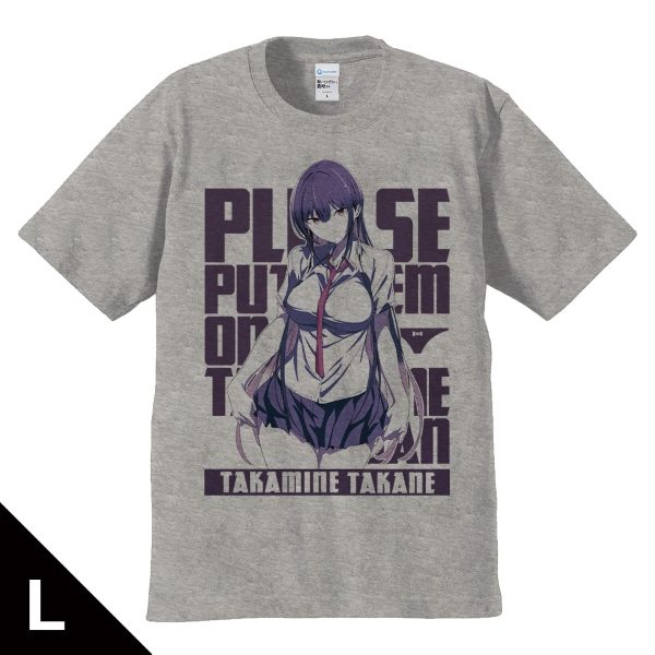 履いてください、鷹峰さん Tシャツ 鷹峰高嶺 ティザービジュアルVer. Lサイズ ("Please Put Them On, Takamine-san" T-shirt Takamine Takane Teaser Visual Ver. (L Size))