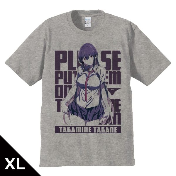 履いてください、鷹峰さん Tシャツ 鷹峰高嶺 ティザービジュアルVer. XLサイズ ("Please Put Them On, Takamine-san" T-shirt Takamine Takane Teaser Visual Ver. (XL Size))