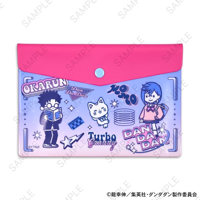 ダンダダン ビィズニィズ エンベロープケース モモ・オカルン・ターボババア(招き猫) ("DANDADAN" Bee's Knees Envelope Case Momo & Okarun & Turbo-Granny (Manekineko))