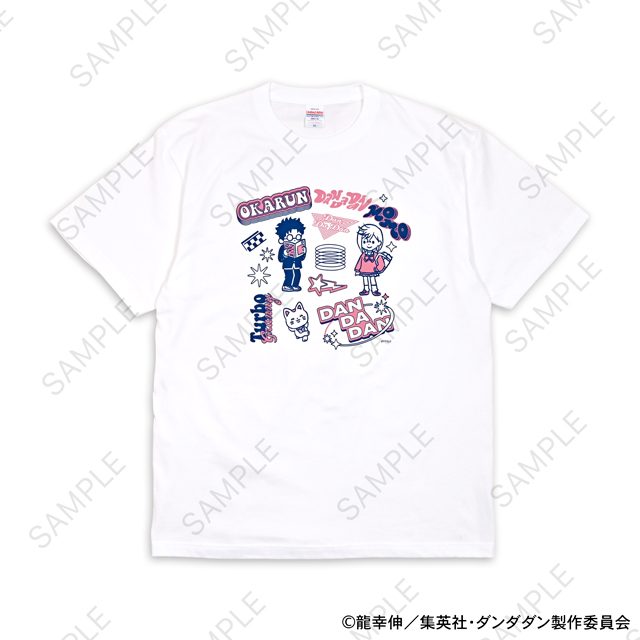 ダンダダン ビィズニィズ ビッグTシャツ モモ・オカルン・ターボババア(招き猫) ("DANDADAN" Bee's Knees Big T-shirt Momo & Okarun & Turbo-Granny (Manekineko))