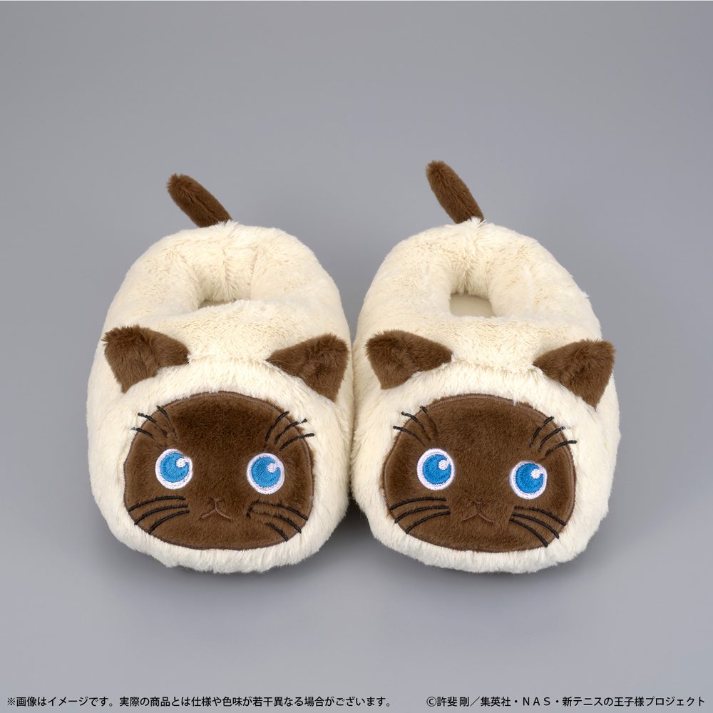 新テニスの王子様 カルピンとおうち時間 しりーず2 カルピン もこもこルームシューズ ("New The Prince of Tennis" Home Time with Karupin Series 2 Karupin Mokomoko Room Shoes)