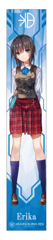 ヘブンバーンズレッド マフラータオル 蒼井えりか ("Heaven Burns Red" Muffler Towel Aoi Erika)