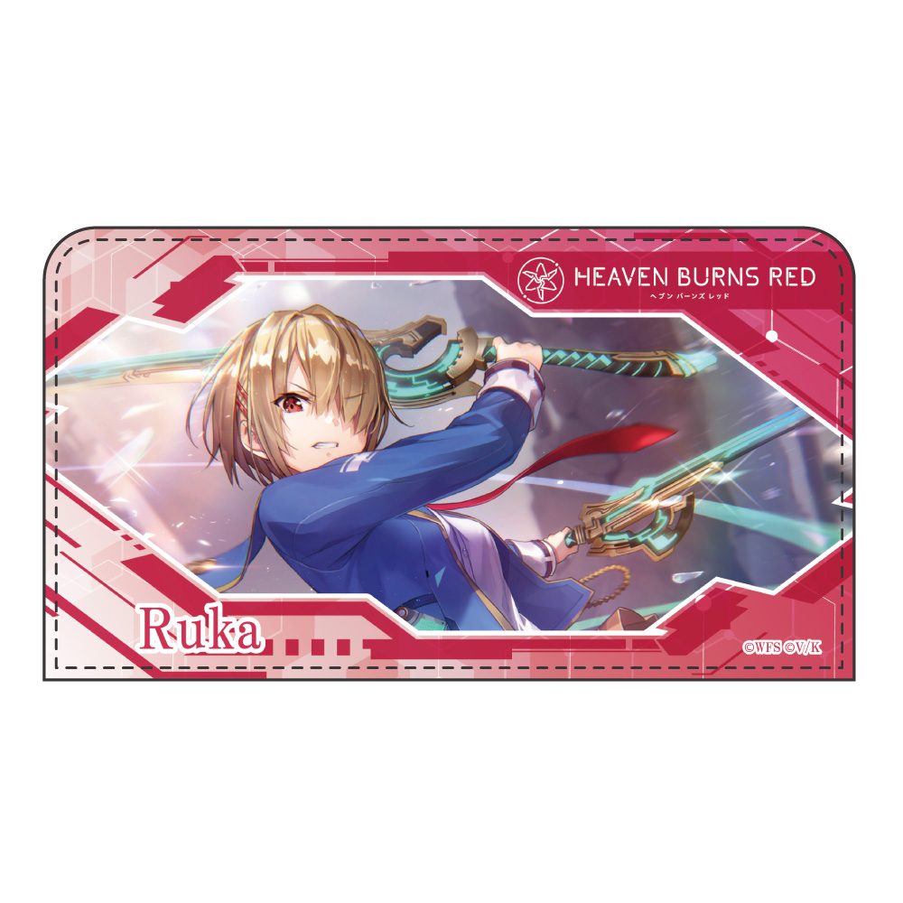 ヘブンバーンズレッド ミニウォレット 茅森月歌 ("Heaven Burns Red" Mini Wallet Kayamori Ruka)