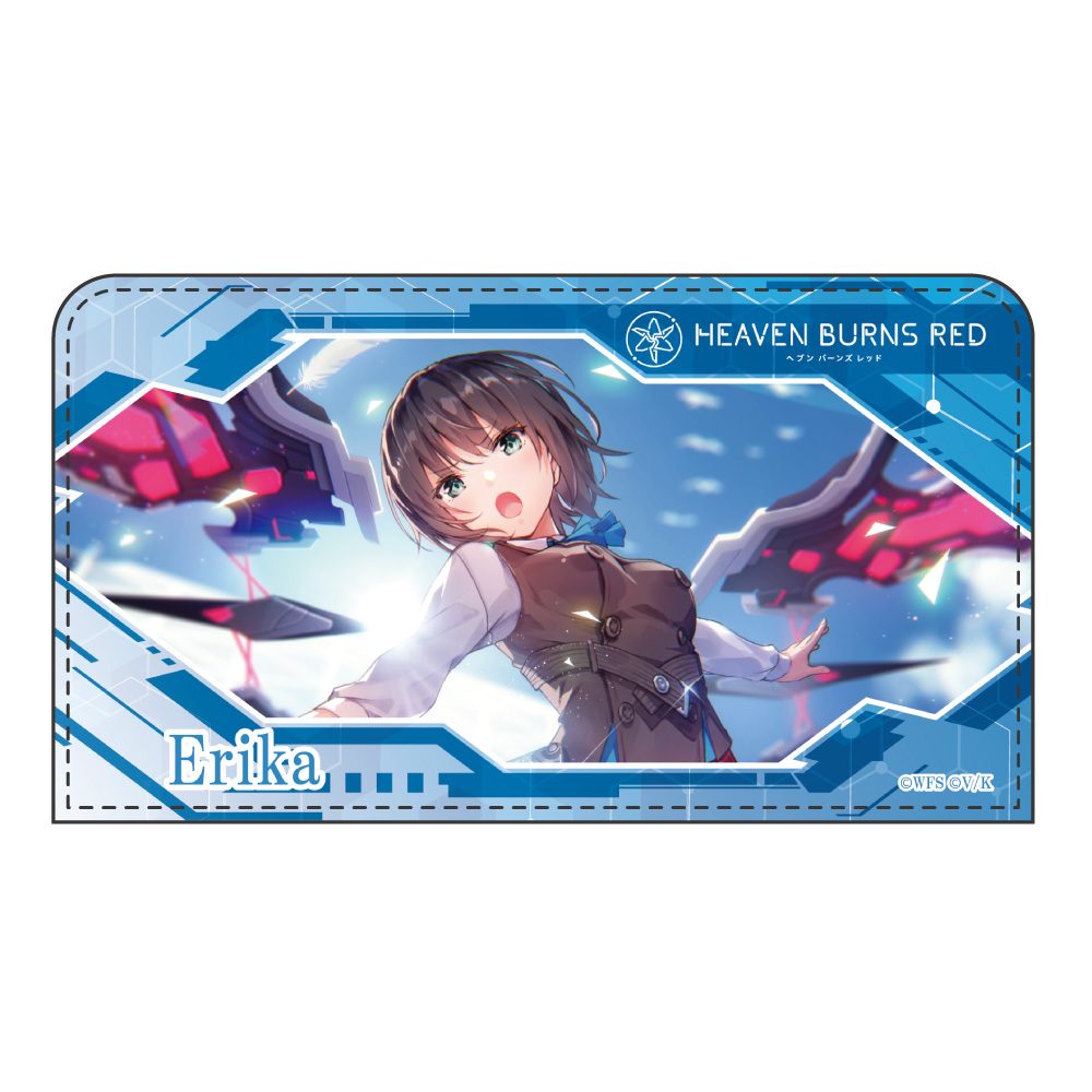 ヘブンバーンズレッド ミニウォレット 蒼井えりか ("Heaven Burns Red" Mini Wallet Aoi Erika)