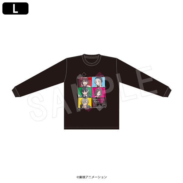 ガールズバンドクライ 長袖Tシャツ L ROUND1コラボVer. ("Girls Band Cry" Long Sleeve T-shirt (L Size) ROUND1 Collaboration Ver.)