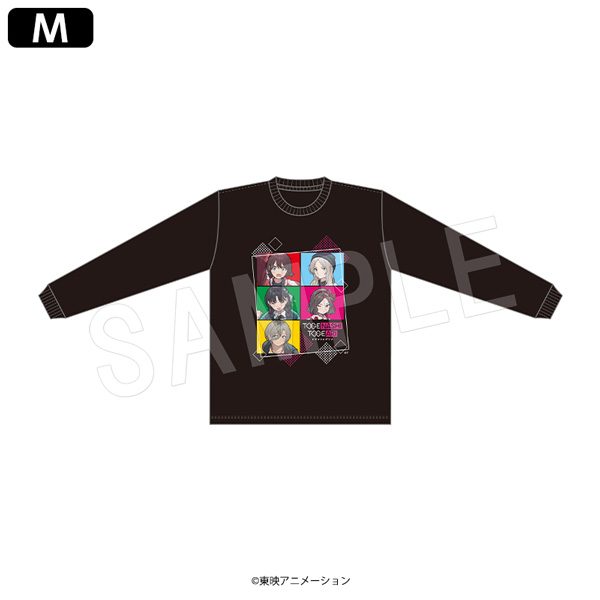 ガールズバンドクライ 長袖Tシャツ M ROUND1コラボVer. ("Girls Band Cry" Long Sleeve T-shirt (M Size) ROUND1 Collaboration Ver.)