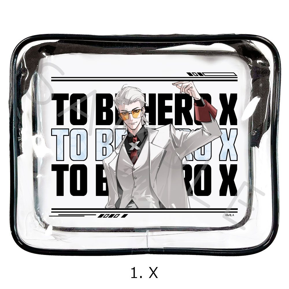 TO BE HERO X クリアポーチ 1 X ("To Be Hero X" Clear Pouch 1 X)
