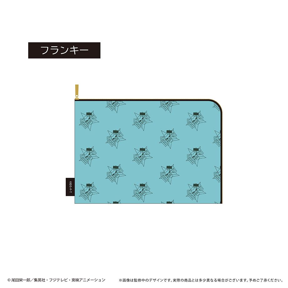 ONE PIECE フラットポーチ Vol.2 フランキー ("One Piece" Flat Pouch Vol. 2 Franky)
