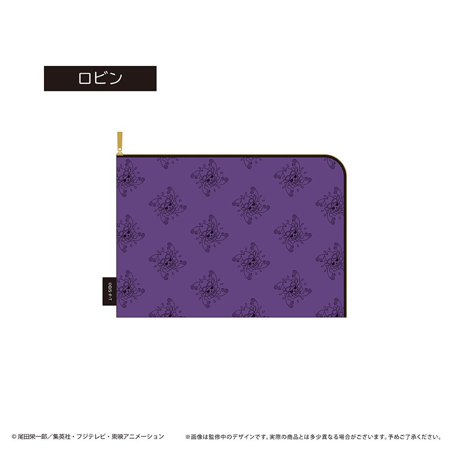 ONE PIECE フラットポーチ Vol.2 ロビン ("One Piece" Flat Pouch Vol. 2 Robin)