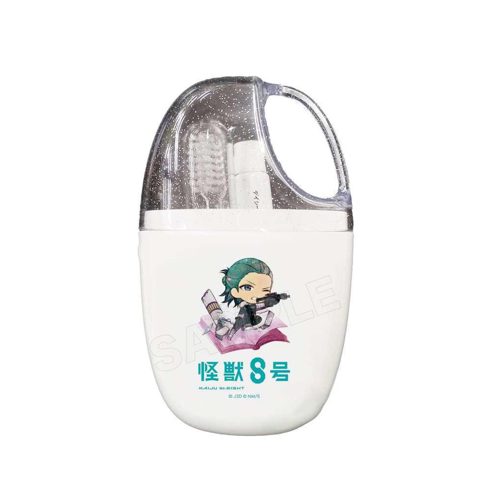 怪獣8号 キャラでるアート 歯ブラシコップセット 08 ハルイチ ("Kaiju No. 8" Chara Deru Art Toothbrush Cup Set 08 Haruichi)