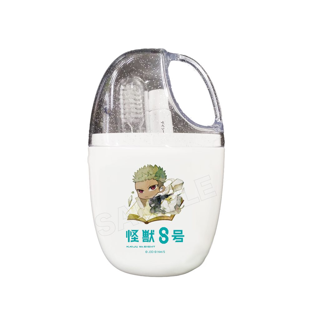 怪獣8号 キャラでるアート 歯ブラシコップセット 09 葵 ("Kaiju No. 8" Chara Deru Art Toothbrush Cup Set 09 Aoi)