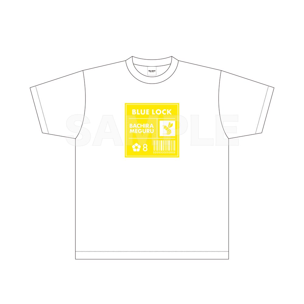 ブルーロック Tシャツ 02 蜂楽廻 ("Blue Lock" T-shirt 02 Bachira Meguru)