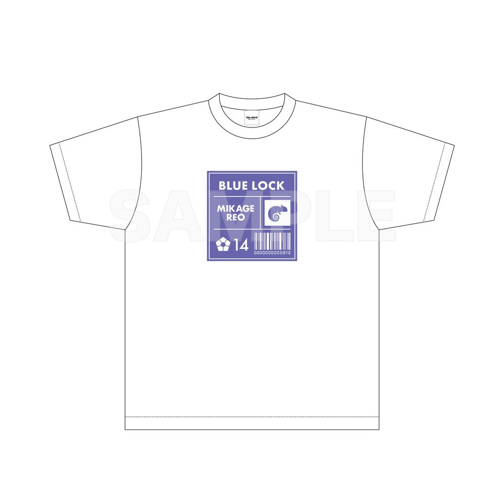 ブルーロック Tシャツ 05 御影玲王 ("Blue Lock" T-shirt 05 Mikage Reo)