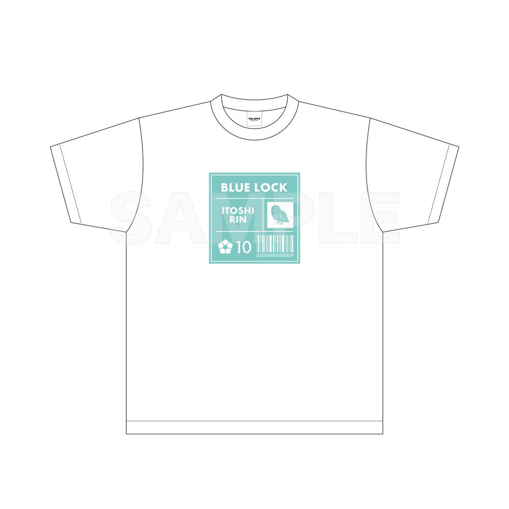 ブルーロック Tシャツ 06 糸師凛 ("Blue Lock" T-shirt 06 Itoshi Rin)