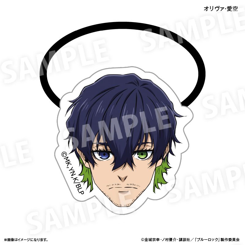 ブルーロック キャラ面ヘアゴム オリヴァ・愛空 ("Blue Lock" Chara-men Hair Accessory Oliver Aiku)