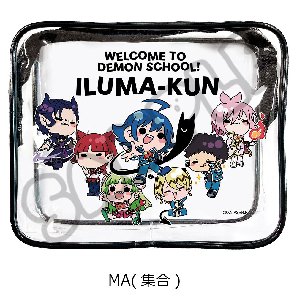 魔入りました!入間くん クリアポーチ MA 集合 ("Welcome to Demon School! Iruma-kun" Clear Pouch MA Group)