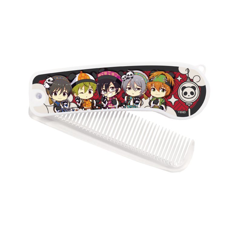 折りたたみコーム アイドルマスター SideM 01 High×Joker(ミニキャライラスト) (Folding Comb "The Idolmaster SideM" 01 High x Joker (Mini Character Illustration))