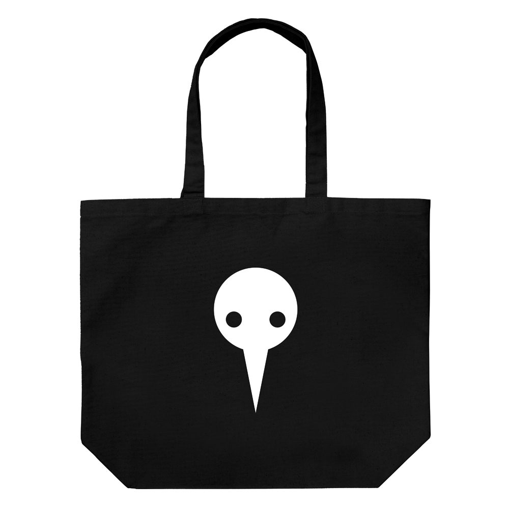 EVANGELION 使徒 ラージトート ブラック ("Evangelion" Angel Large Tote Bag Black)