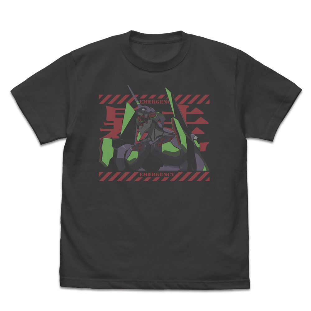 EVANGELION 初号機 Tシャツ 夜間暴走Ver. スミ S ("Evangelion" EVA-01 T-shirt Berserk at Night Ver. Sumi (S Size))