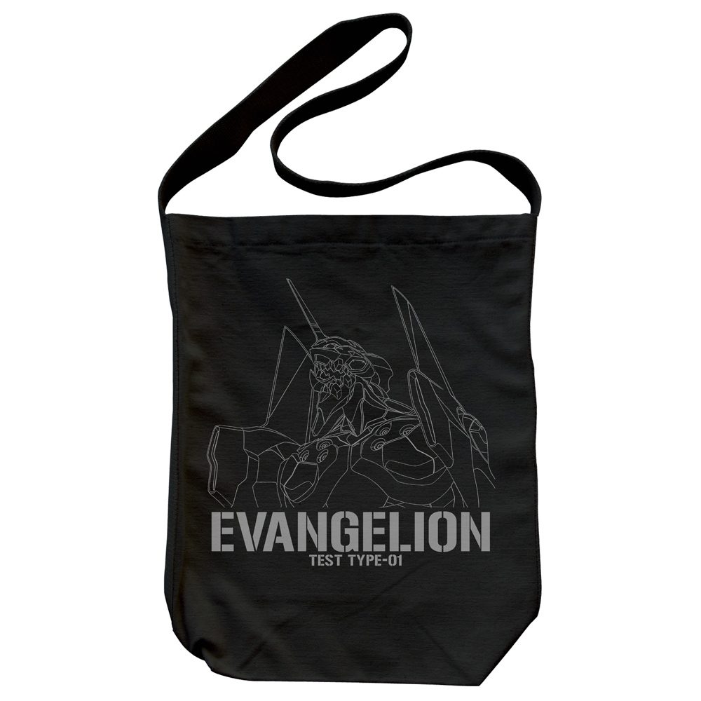 EVANGELION 初号機 ショルダートート 暴走Ver. ブラック ("Evangelion" EVA-01 Shoulder Tote Bag Berserk Ver. Black)