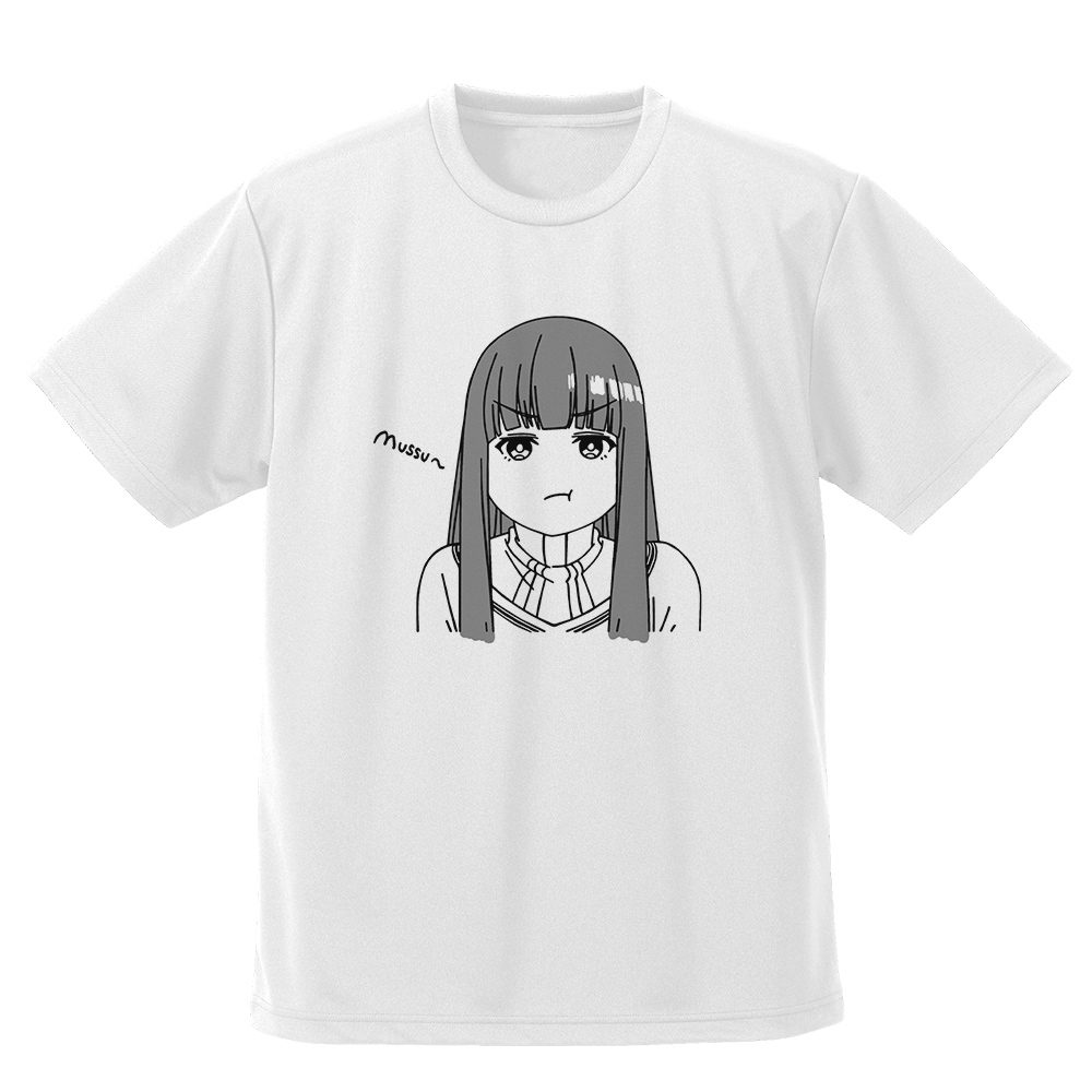 葬送のフリーレン フェルン フェイス ドライTシャツ ホワイト XL ("Frieren: Beyond Journey's End" Fern Face Dry T-shirt White (XL Size))