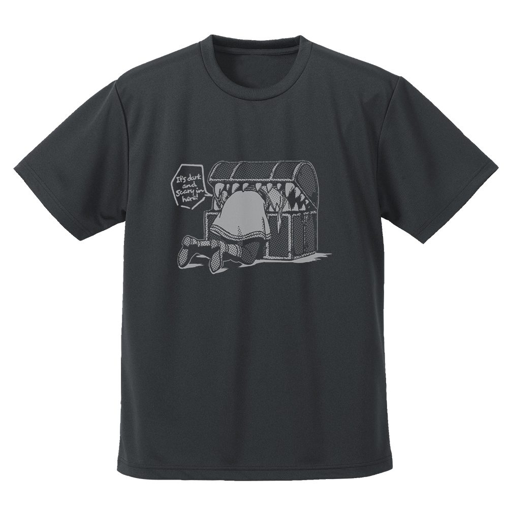 葬送のフリーレン ミミックとピンチのフリーレン ドライTシャツ ガンメタル M ("Frieren: Beyond Journey's End" Mimic and Frieren in a Pinch Dry T-shirt Gunmetal (M Size))