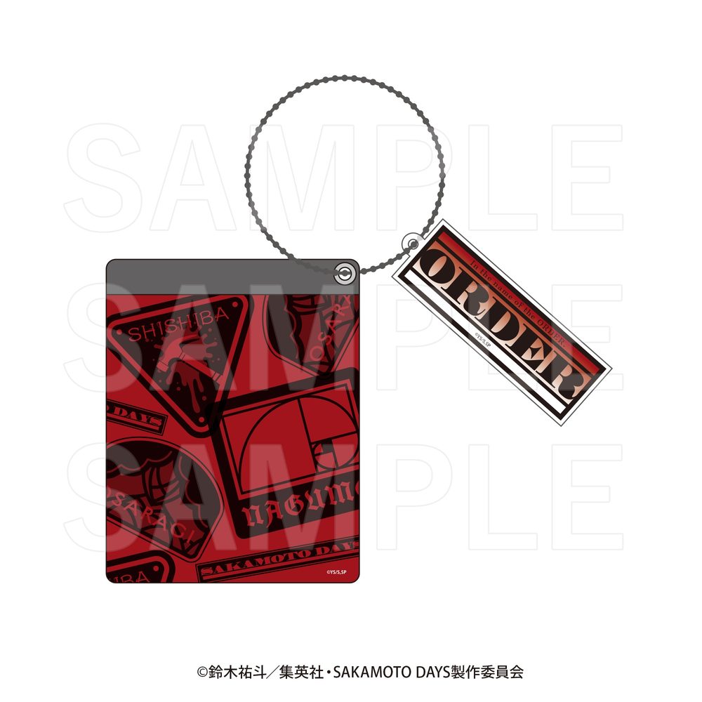 SAKAMOTO DAYS アクリルチャーム付パスケース ORDER ("Sakamoto Days" Pass Case with Acrylic Charm ORDER)