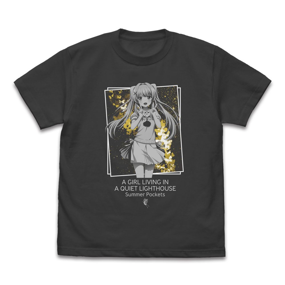 Summer Pockets 紬ヴェンダース Tシャツ スミ XL ("Summer Pockets" Tsumugi Wenders T-shirt Sumi (XL Size))