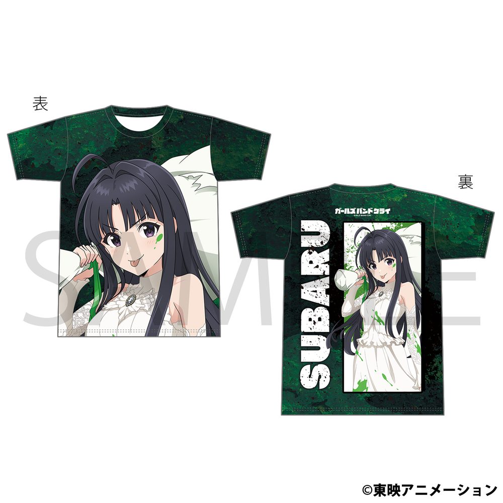 ガールズバンドクライ フルグラフィックTシャツ 安和すばる ("Girls Band Cry" Full Graphic T-shirt Awa Subaru)