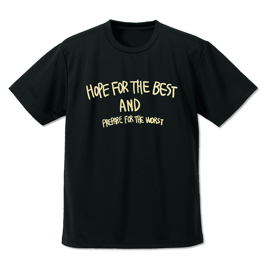 ガールズバンドクライ 井芹仁菜の「HOPE FOR THE BEST」 ドライTシャツ ブラック L ("Girls Band Cry" Iseri Nina HOPE FOR THE BEST Dry T-shirt Black (L Size))
