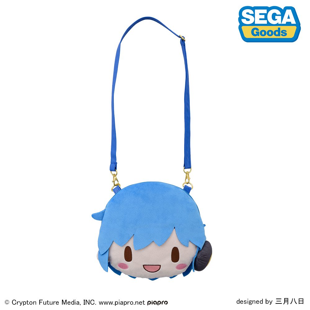 KAITO ふわぷち フェイスショルダーバッグ M (KAITO Fuwa Petit Face Shoulder Bag M)