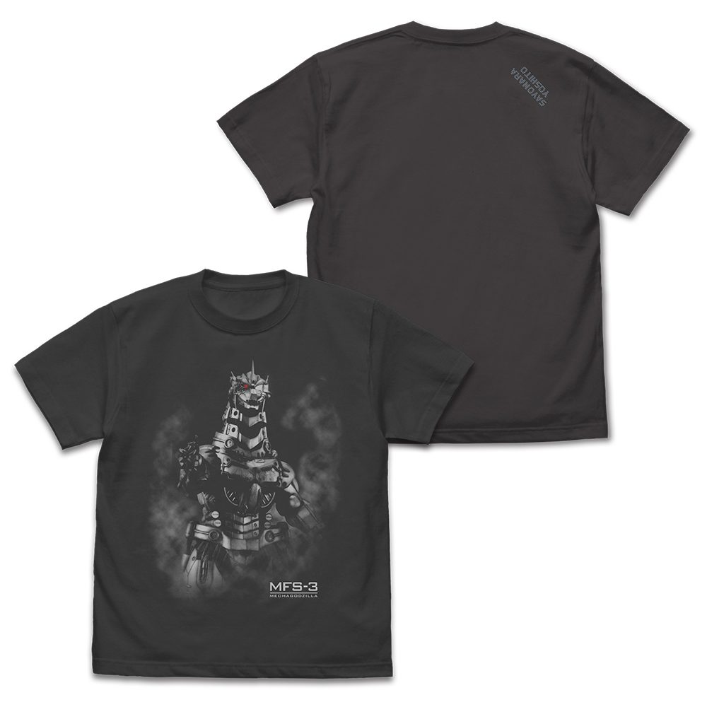 ゴジラ 3式機龍<改> Tシャツ スミ M ("Godzilla" Type-3 Kiryu Kai T-shirt Sumi (M Size))