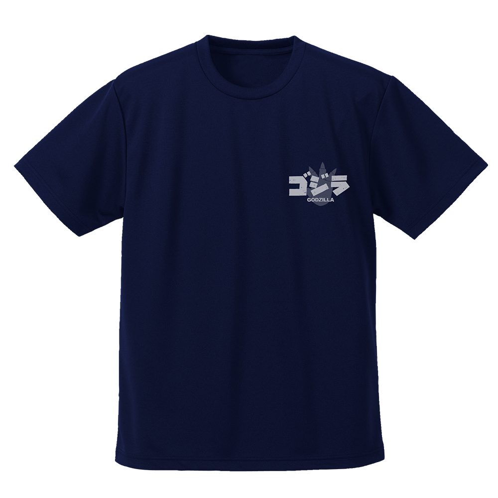 ゴジラ ゴジラツアー ドライTシャツ ネイビー M ("Godzilla" Godzilla Tour Dry T-shirt Navy (M Size))