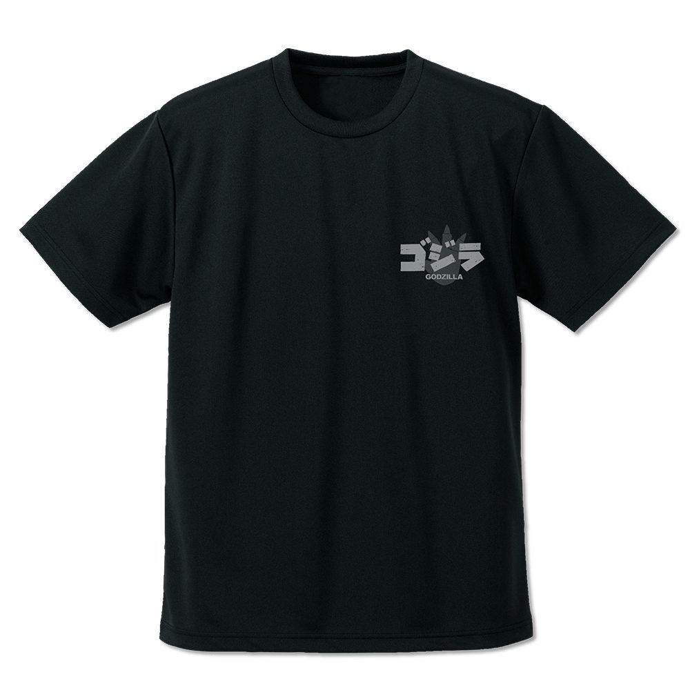 ゴジラ ゴジラツアー ドライTシャツ ブラック S ("Godzilla" Godzilla Tour Dry T-shirt Black (S Size))