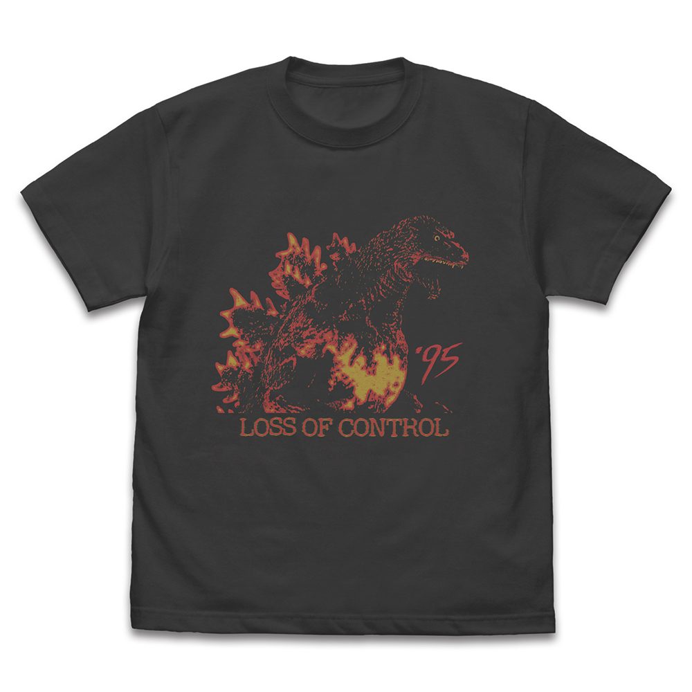ゴジラ バーニングゴジラ Tシャツ スミ XL ("Godzilla" Burning Godzilla T-shirt Sumi (XL Size))