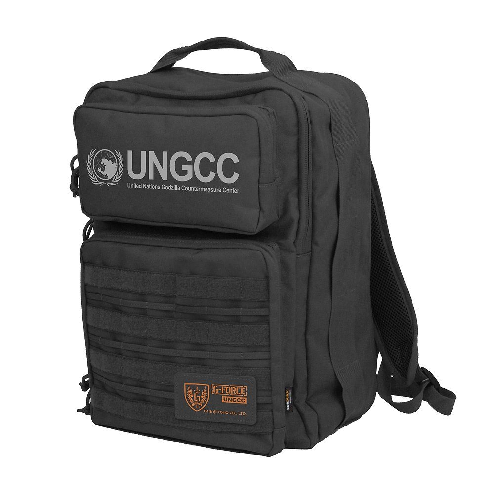 ゴジラ 国連G対策センター ファンクショナルバックパック ブラック ("Godzilla" United Nations Godzilla Countermeasure Center Functional Backpack Black)