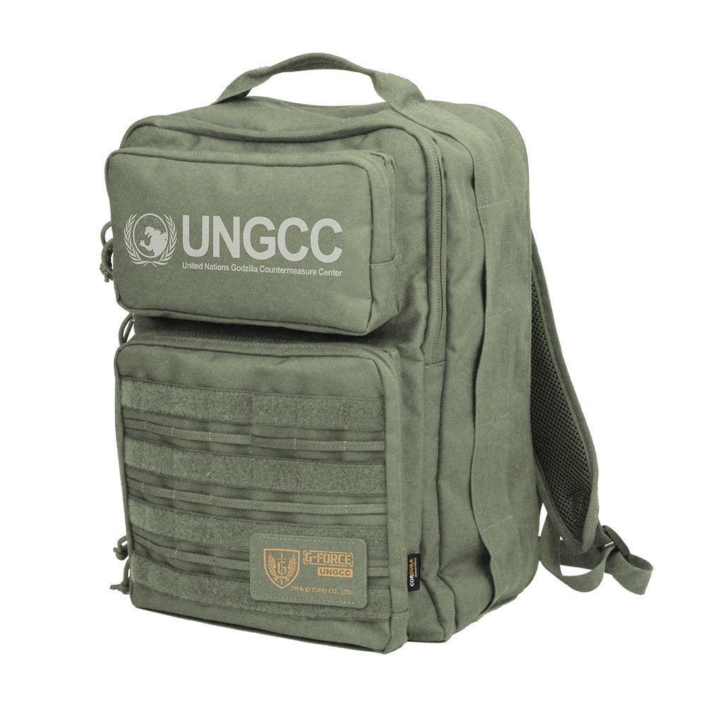 ゴジラ 国連G対策センター ファンクショナルバックパック レンジャーグリーン ("Godzilla" United Nations Godzilla Countermeasure Center Functional Backpack Ranger Green)