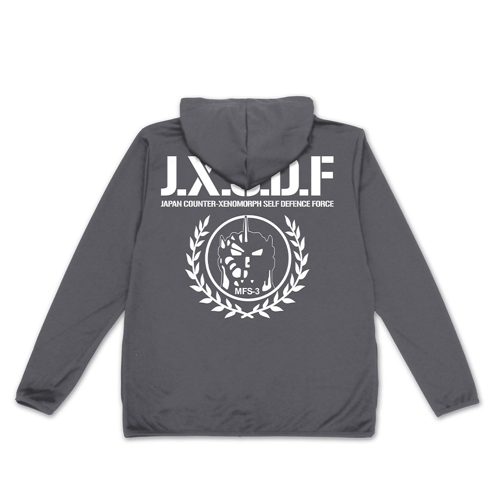 ゴジラ 第一機龍隊 薄手ドライパーカー グレー XXL ("Godzilla" J.X.S.D.F Dry Hoodie Gray (XXL Size))