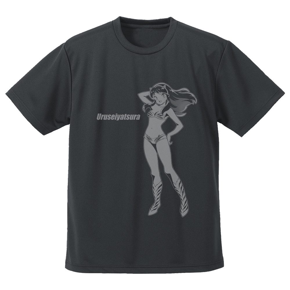 うる星やつら ラム ドライTシャツ ガンメタル S ("Urusei Yatsura" Lum Dry T-shirt Gunmetal (S Size))
