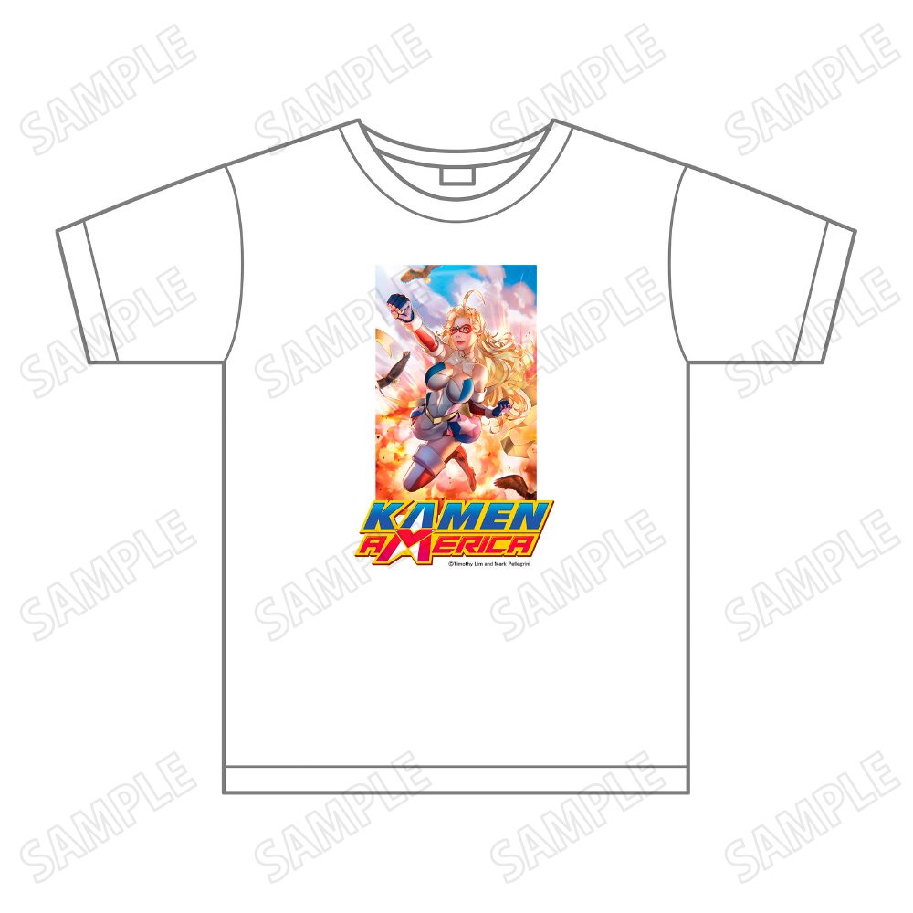 仮面アメリカ Tシャツ A ("Kamen America" T-shirt A)
