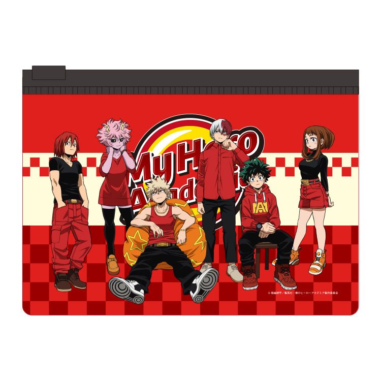 僕のヒーローアカデミア スライダーケース レッドコスチュームVer. ("My Hero Academia" Slider Case Red Costume Ver.)