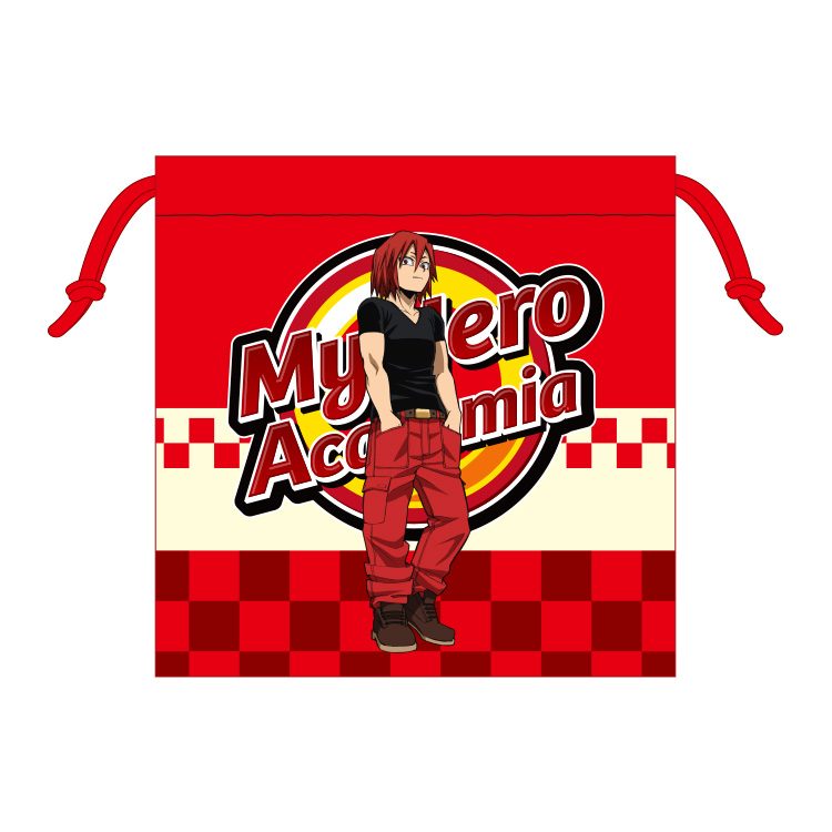 僕のヒーローアカデミア 巾着 切島鋭児郎 レッドコスチュームVer. ("My Hero Academia" Kinchaku Kirishima Eijiro Red Costume Ver.)