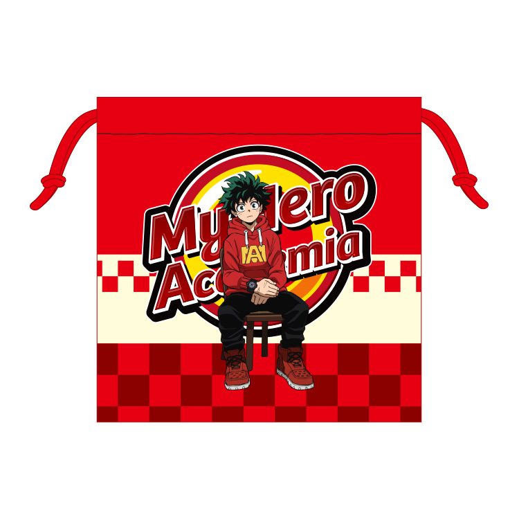 僕のヒーローアカデミア 巾着 緑谷出久 レッドコスチュームVer. ("My Hero Academia" Kinchaku Midoriya Izuku Red Costume Ver.)