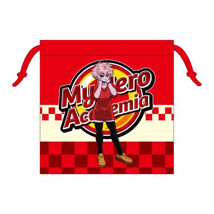 僕のヒーローアカデミア 巾着 芦戸三奈 レッドコスチュームVer. ("My Hero Academia" Kinchaku Ashido Mina Red Costume Ver.)